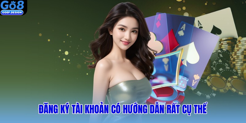 Đăng ký tài khoản có hướng dẫn rất cụ thể