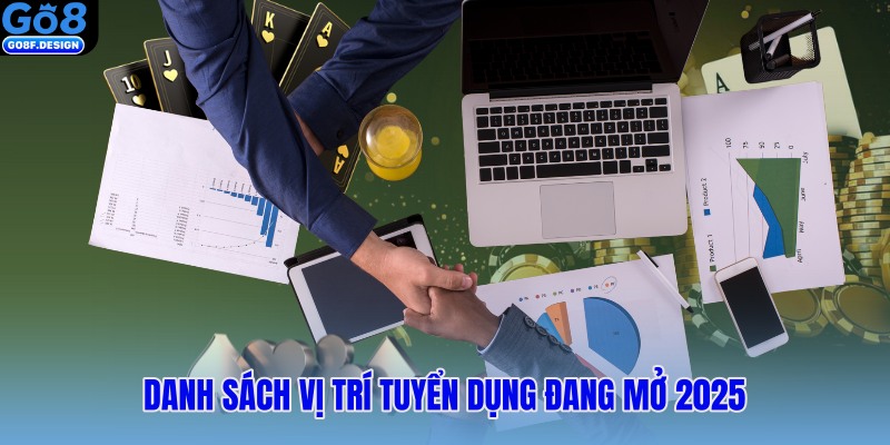 Danh sách vị trí tuyển dụng đang mở 2025